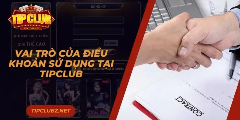 Vai trò của điều khoản sử dụng tại Tipclub
